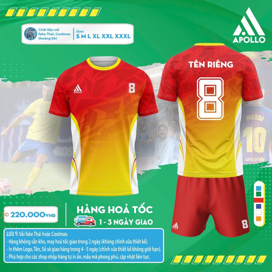 Quần Áo Bóng Đá Hỏa Tốc – Sẵn Sàng Cho Mọi Trận Đấu