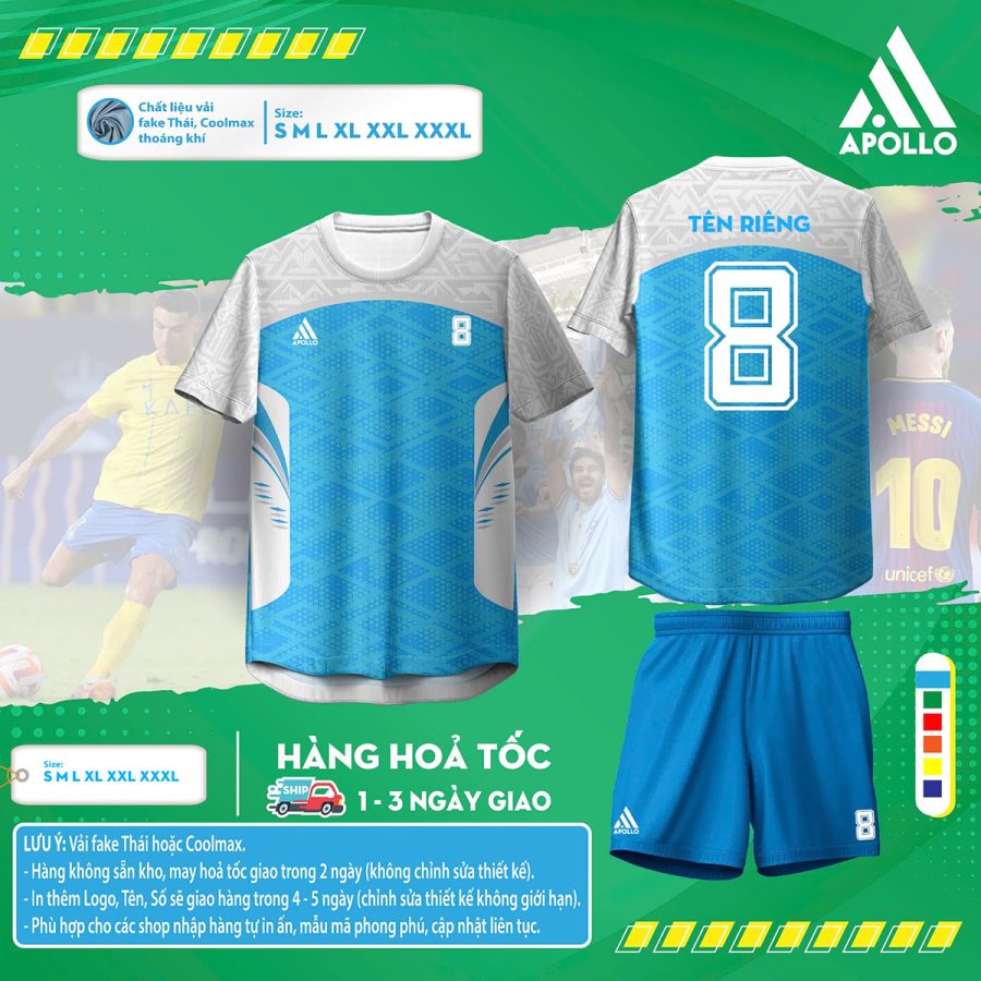 Quần Áo Bóng Đá Hỏa Tốc – Đặt Nhanh, Giao Ngay Tại Apollo Sport