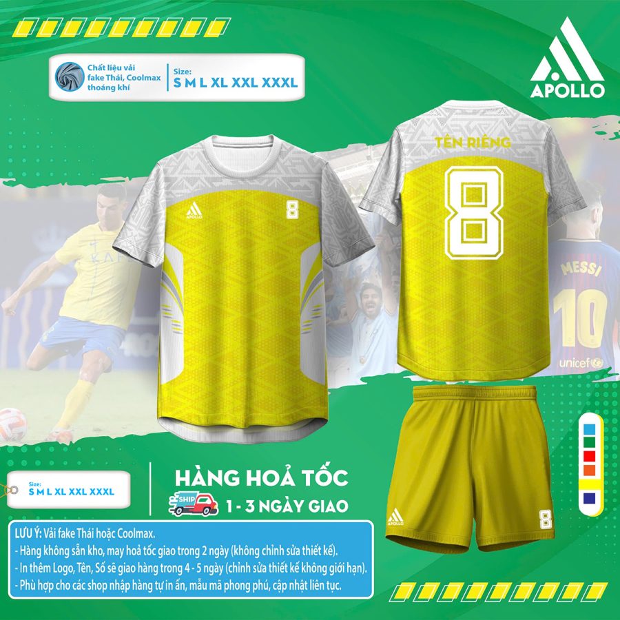 Quần Áo Bóng Đá Hỏa Tốc – Thiết Kế Đẹp, Giao Siêu Nhanh