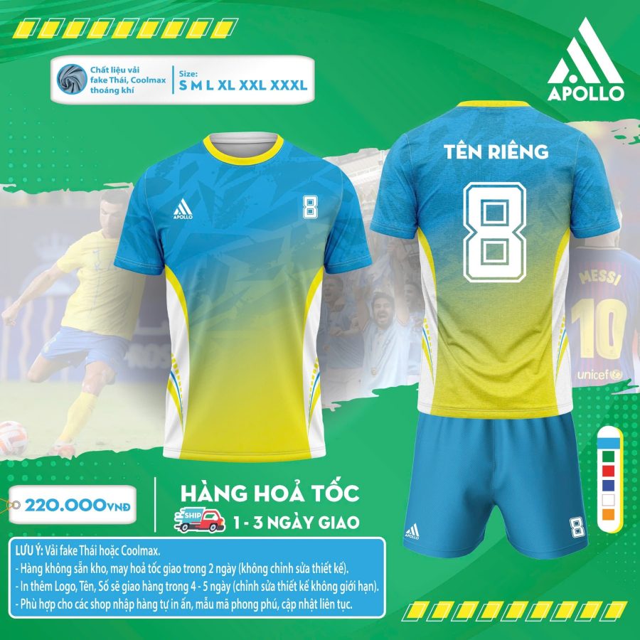 Apollo Sport – Quần Áo Bóng Đá Hỏa Tốc Chất Lượng Cao