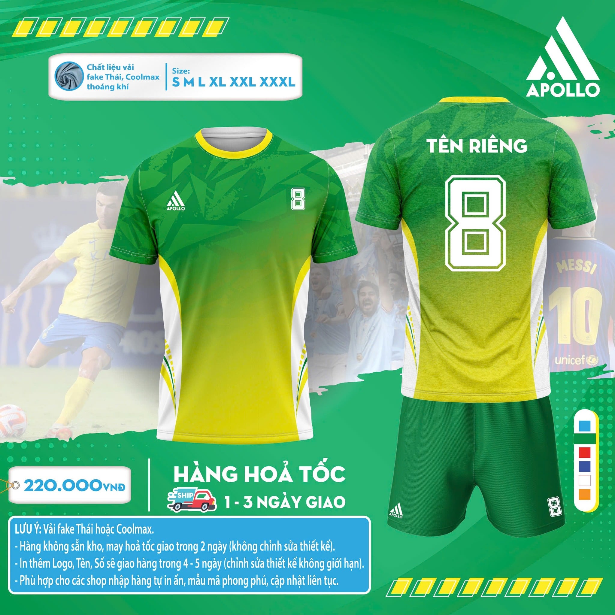 Apollo Sport – Chuyên Quần Áo Bóng Đá Hỏa Tốc Giá Tốt