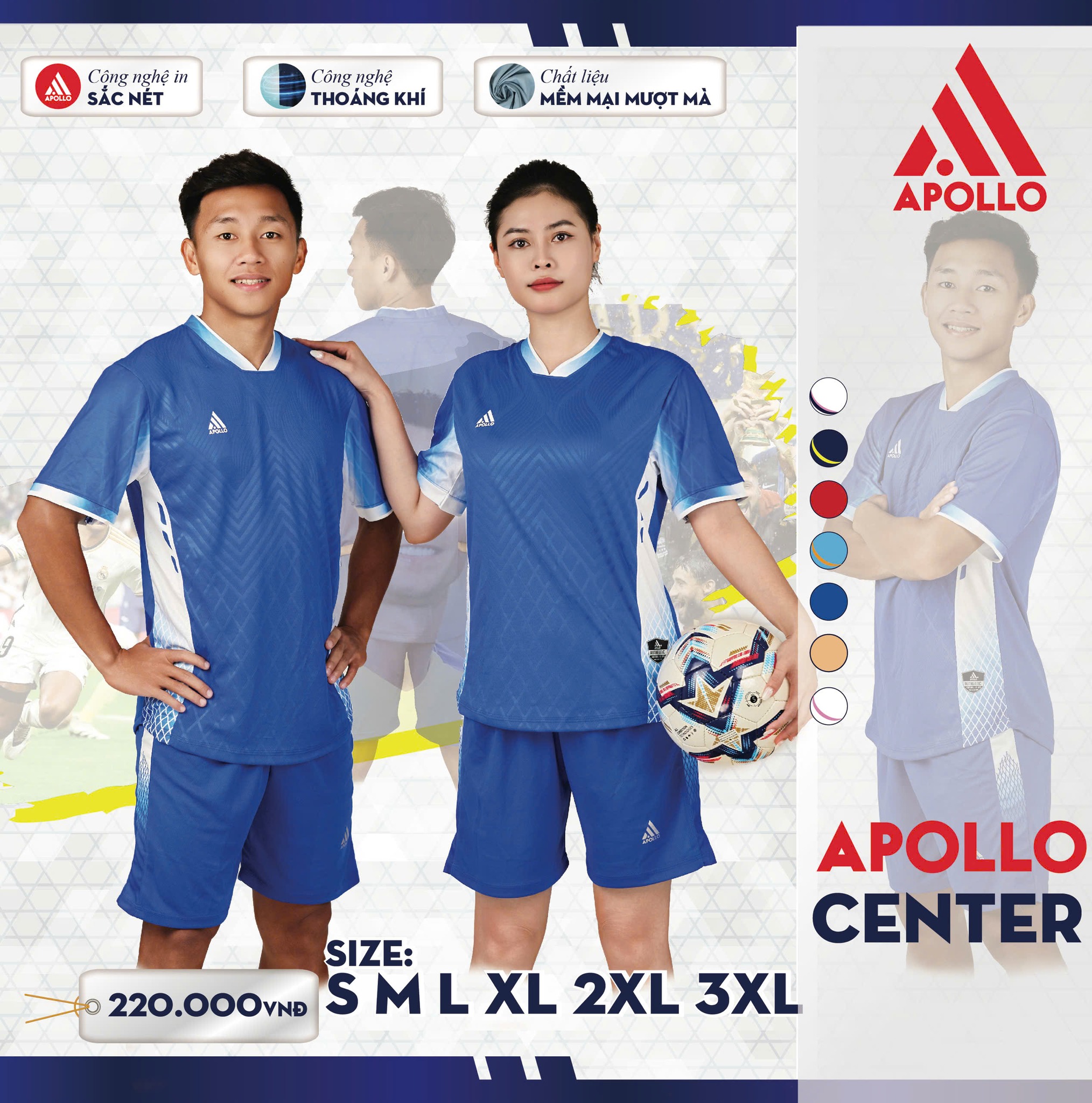 APOLLO CENTER – Bộ Sưu Tập Đồng Phục Thể Thao Dẫn Đầu Xu Hướng 2025