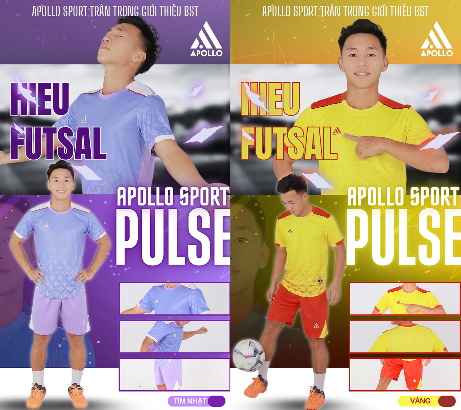 Áo Thể Thao Apollo Pulse – Khẳng Định Phong Cách Thi Đấu 2025