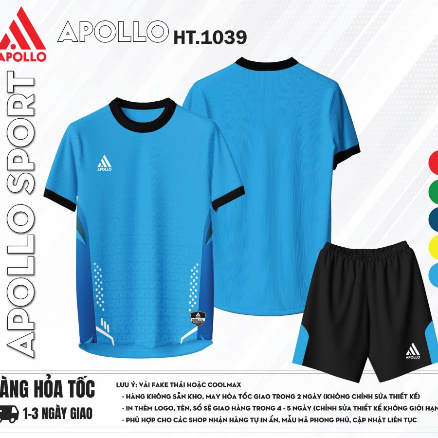 Áo thể thao Hỏa Tốc cao cấp xanh dương – lan tỏa khát vọng