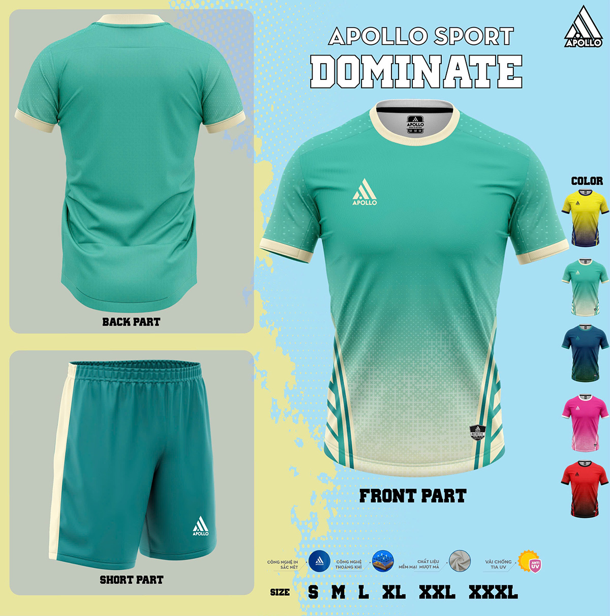 Dominate – Áo Thể Thao Hỏa Tốc Của Những Người Dẫn Đầu