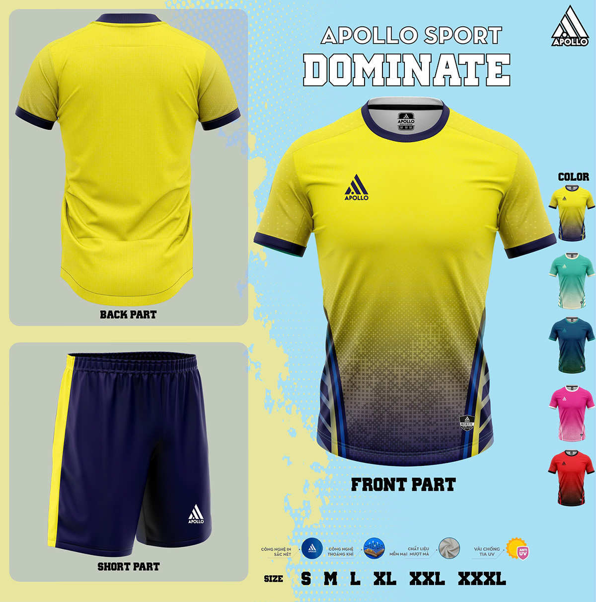 Dominate – Áo Thể Thao Hỏa Tốc Mới Nhất Từ Apollo Sport