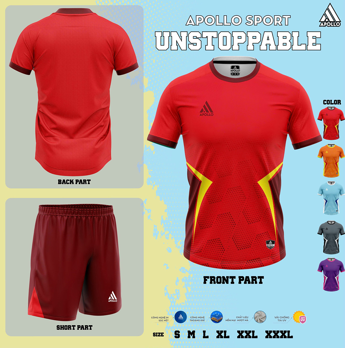 Bứt Phá Giới Hạn Cùng Áo Thể Thao Hỏa Tốc UNSTOPPABLE