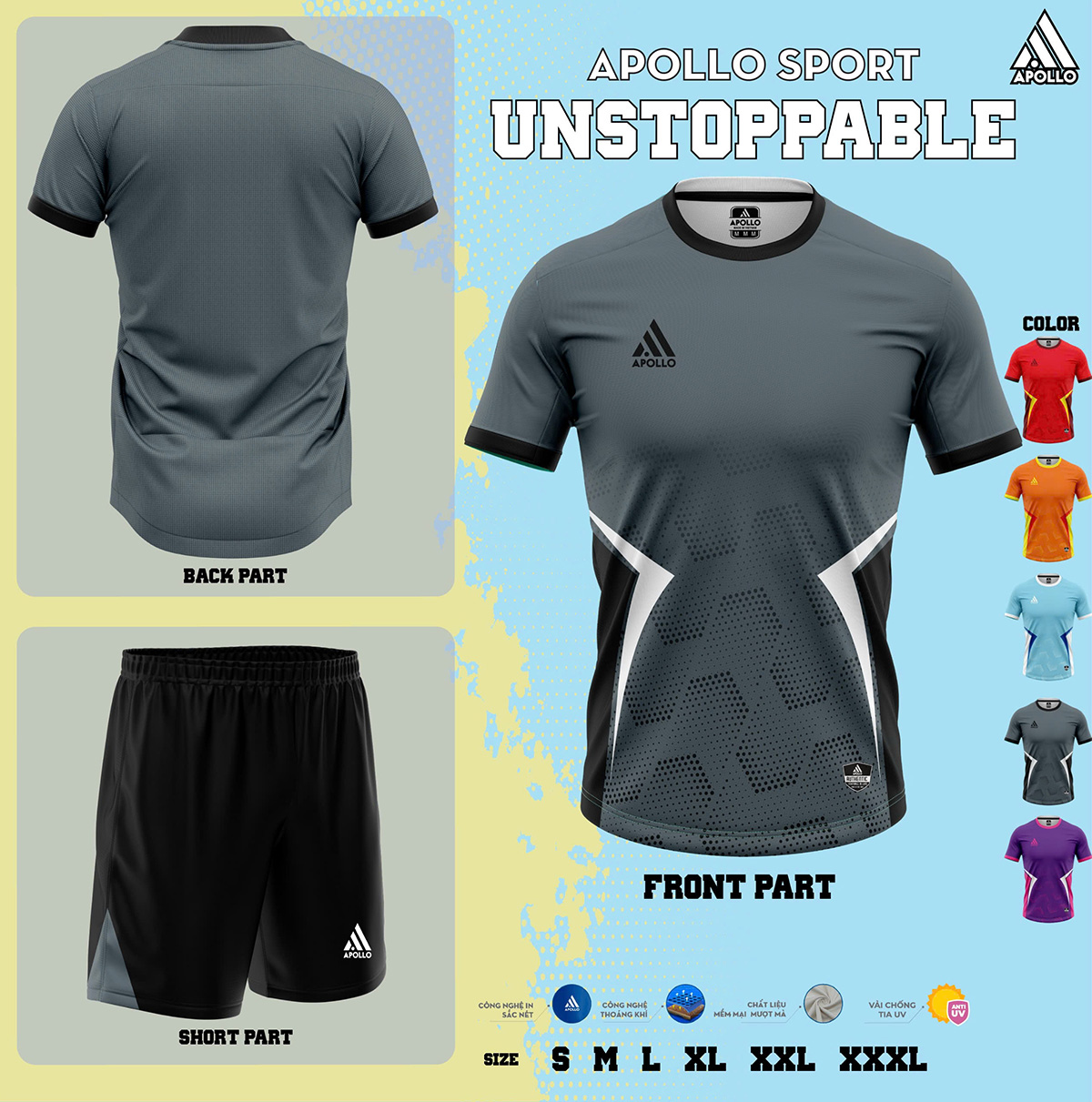 UNSTOPPABLE – Áo Thể Thao Hỏa Tốc Mới Nhất Từ Apollo Sport