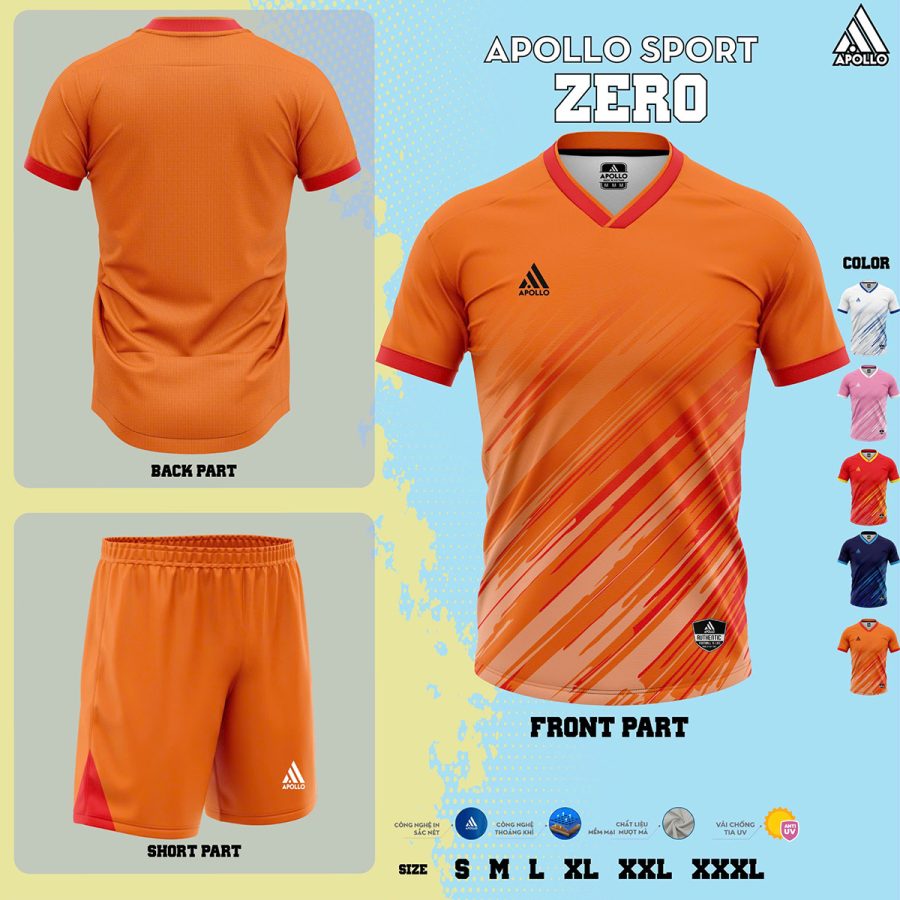 Áo thể thao hỏa tốc Zero Cam – Năng động, nổi bật