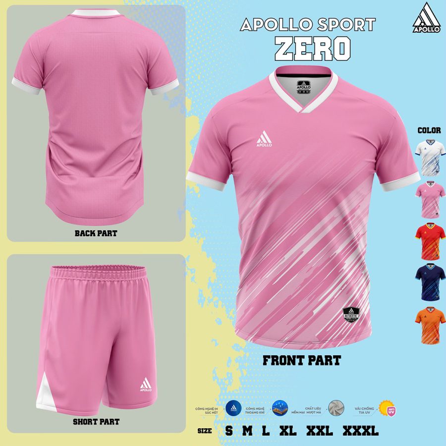 Áo thể thao hỏa tốc Zero Hồng – Nữ tính nhưng mạnh mẽ