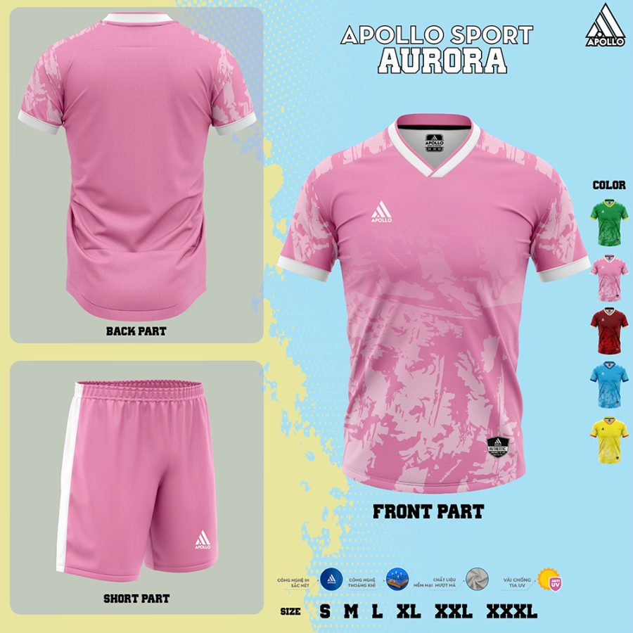 Áo Thể Thao Hỏa Tốc Aurora Hồng – Cá Tính & Phá Cách