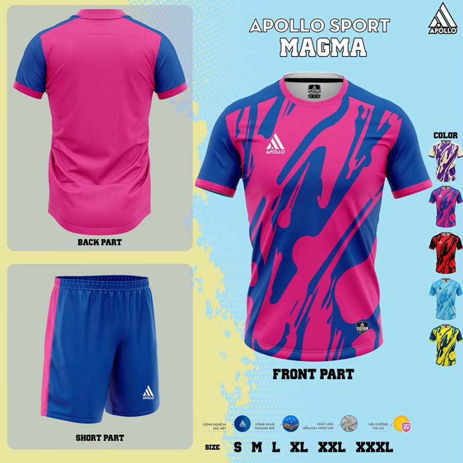 Áo Thể Thao Hỏa Tốc Magma Hồng Tím – Cá Tính & Khác Biệt