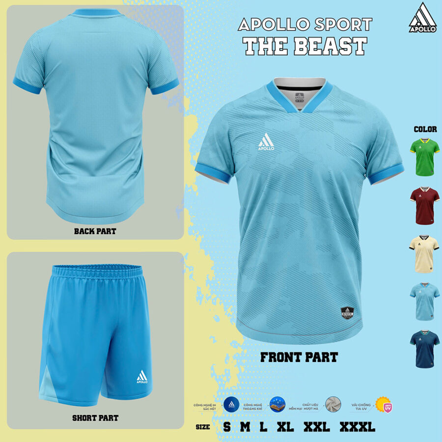 Áo Thể Thao Hỏa Tốc The Beast Xanh Dương Ổn Định Và Chuyên Nghiệp