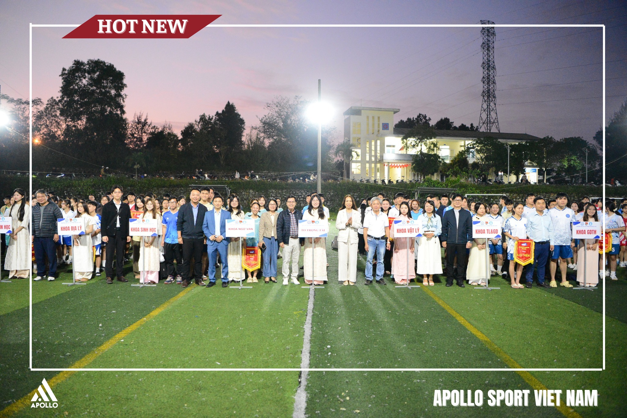 Apollo Sport Đồng Hành Giải Bóng Đá Sinh Viên 2026