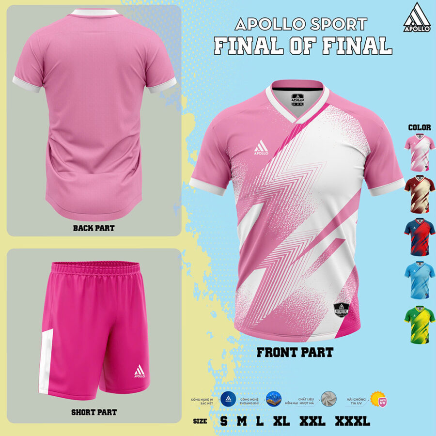 Áo Thể Thao Hoả Tốc Final of Final Hồng