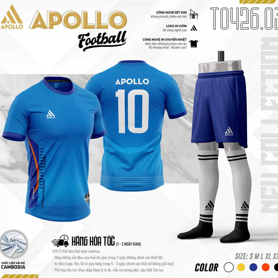 o Thể Thao Hoả Tốc T0426.03 Màu Xanh Dương