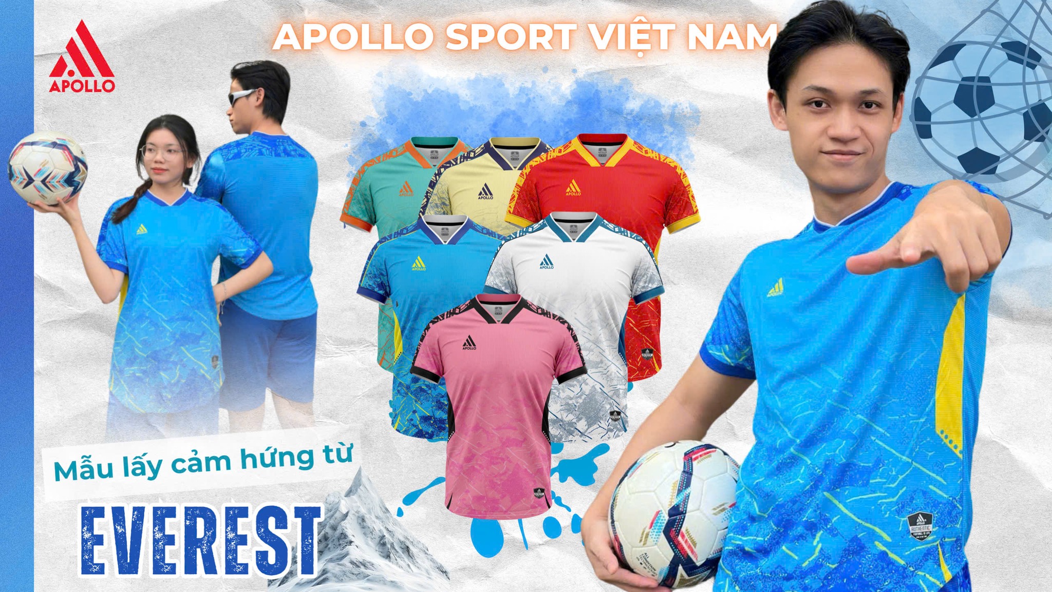Apollo Everest – Áo Bóng Đá Đẹp Nhất 2026 Cho Sự Ổn Định