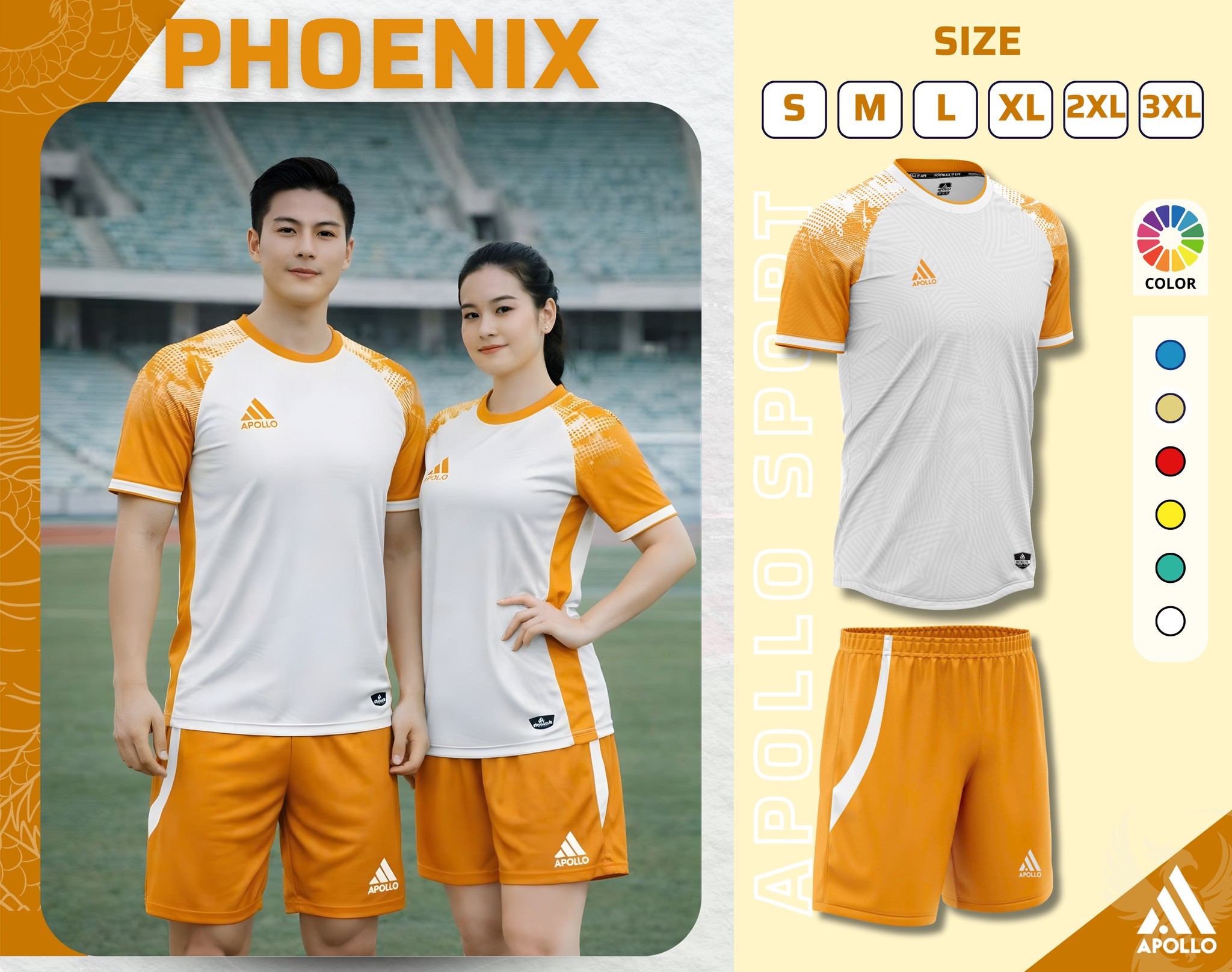 Apollo Phoenix – Áo Bóng Đá Đẹp Nhất 2026 Cho Lối Chơi Bùng Nổ