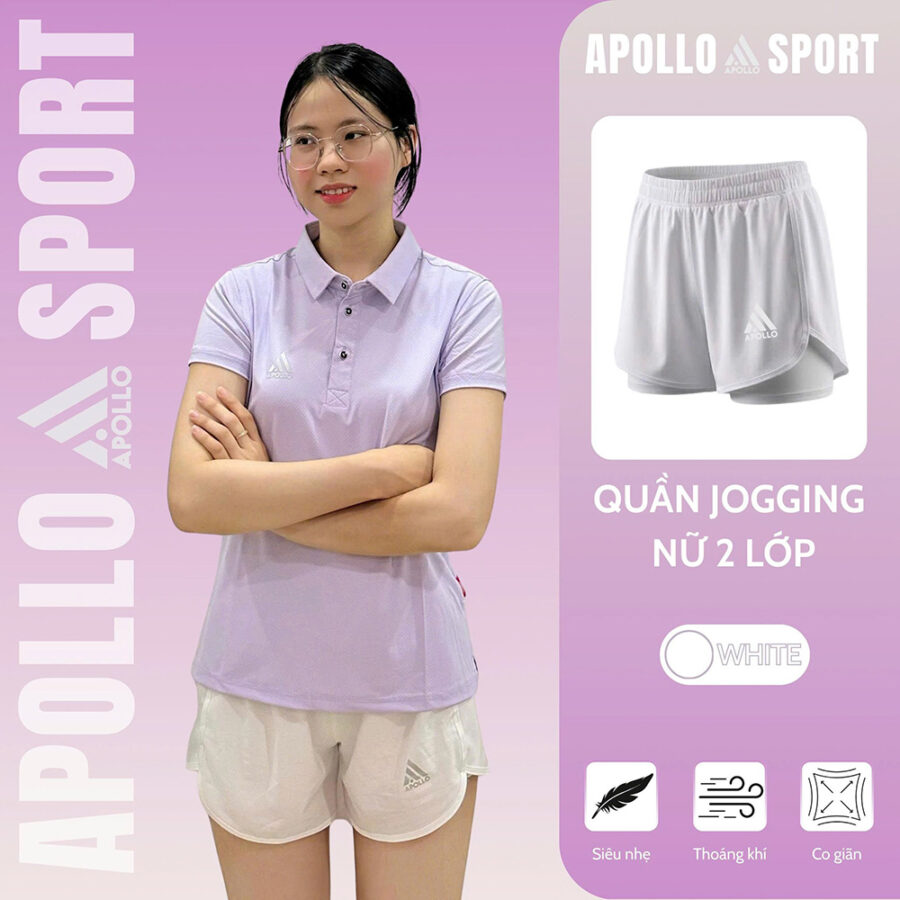 Áo Quần Thể Thao Chạy Bộ Màu Trắng – Tinh Tế & Thanh Lịch