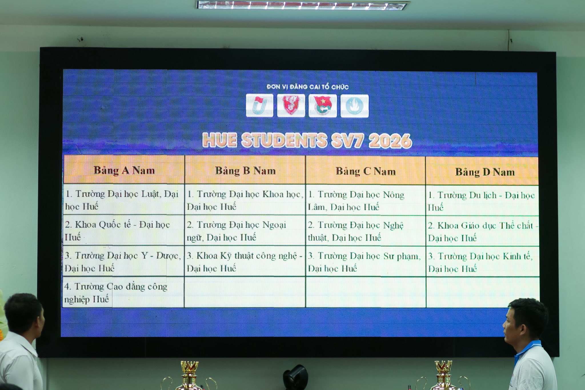Lịch Thi Đấu Giải Bóng Đá Sinh Viên Huế Tranh Cúp Intrase
