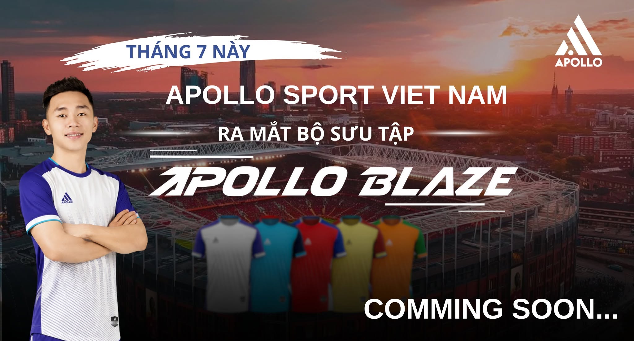 Apollo Sport ra mắt bộ sưu tập Apollo BLAZE, mang tinh thần tốc độ đến mọi sân đấu