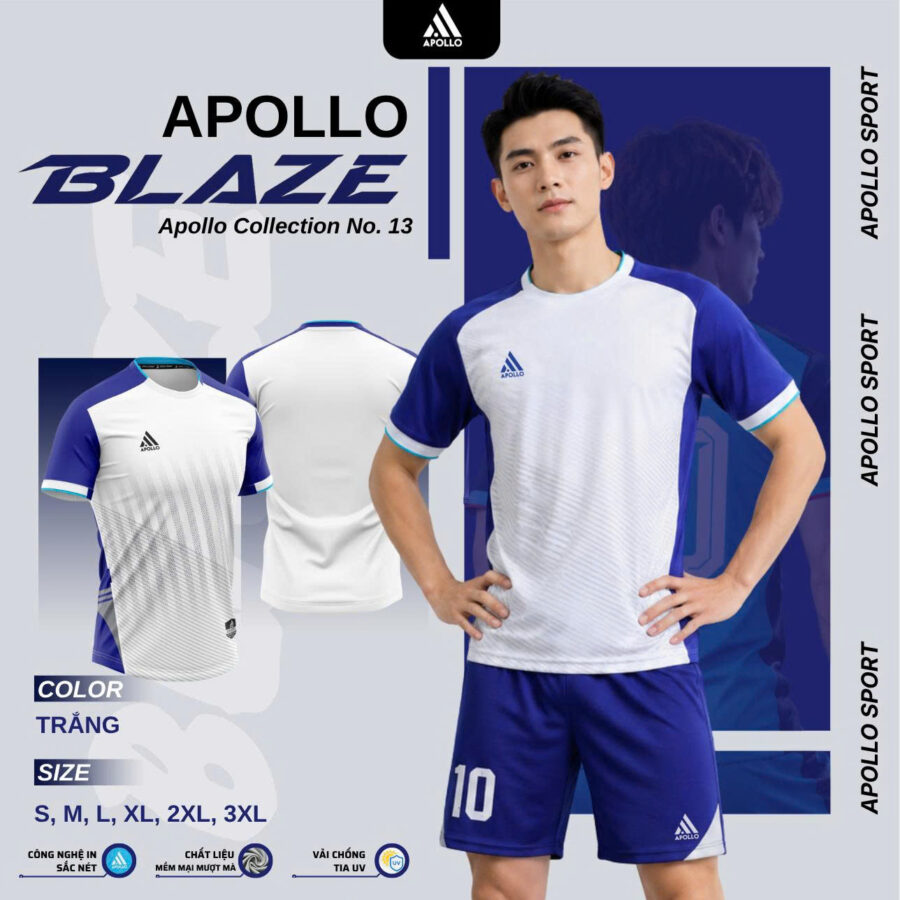 Áo Thể Thao Apollo Blaze Màu Trắng – Tối Giản Nhưng Đầy Cuốn Hút