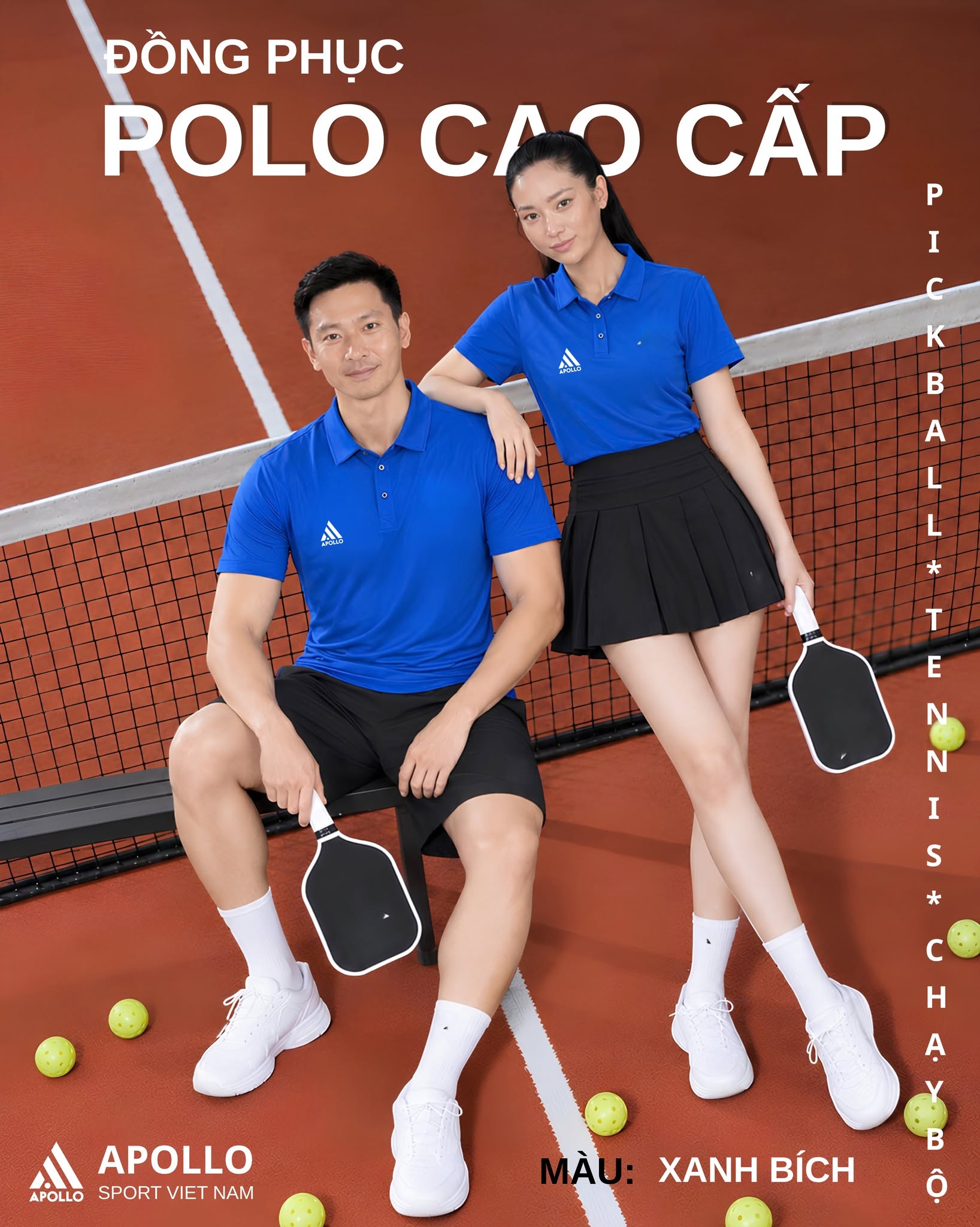 Áo Polo Thể Thao Apollo Sport Làm Đồng Phục Đội Nhóm
