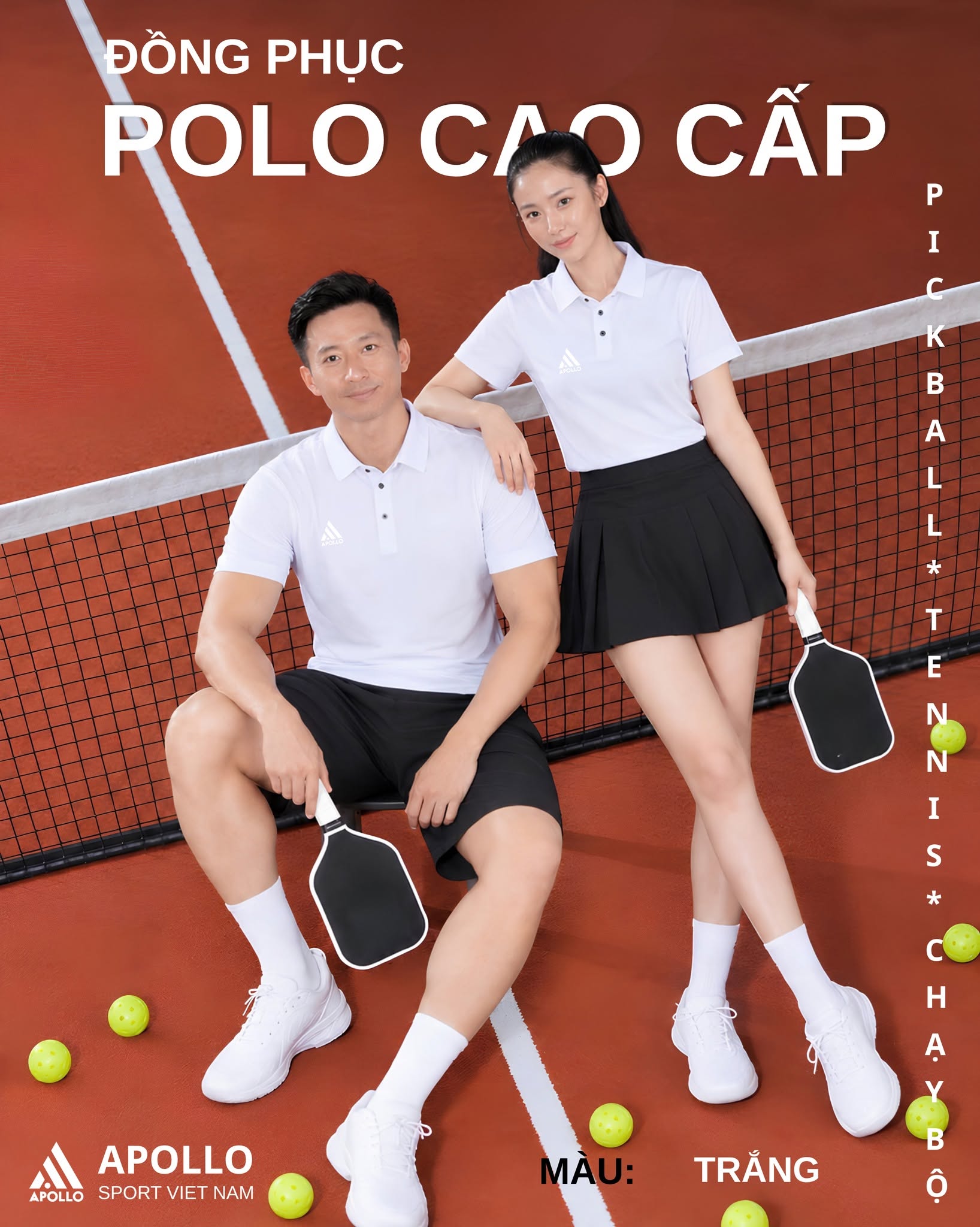 Phối Đồ Với Áo Polo Thể Thao Apollo Sport